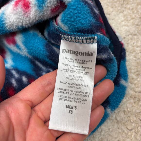 Patagonia Synchilla Aztec Fleece Snap-T Fleece Pullover Men's Medium Gorpcore - Picture 7 of 9